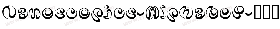 Nanoscopics-Alphabet字体转换