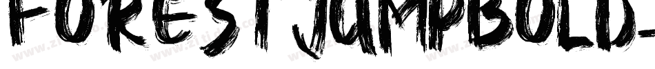 ForestJumpBold-r9wK字体转换