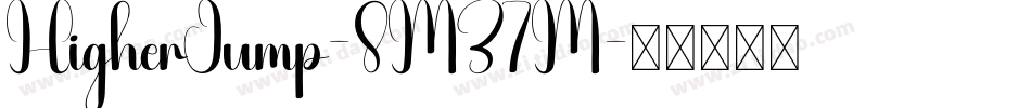 HigherJump-8MZ7M字体转换