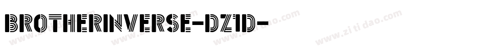 BrotherInverse-Dz1D字体转换