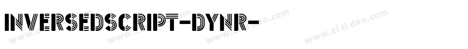 InversedScript-DYnR字体转换