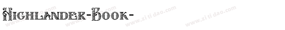 Highlander-Book字体转换