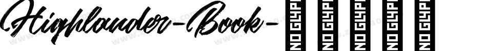 Highlander-Book字体转换