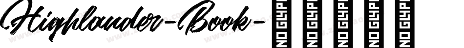 Highlander-Book字体转换