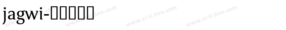 jagwi字体转换