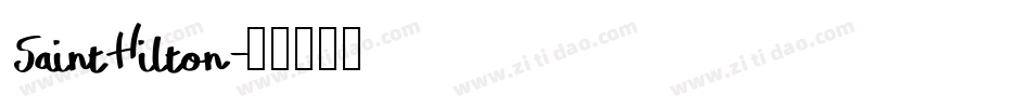 SaintHilton字体转换