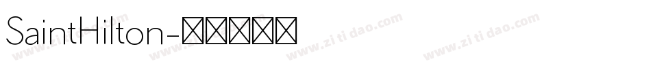 SaintHilton字体转换