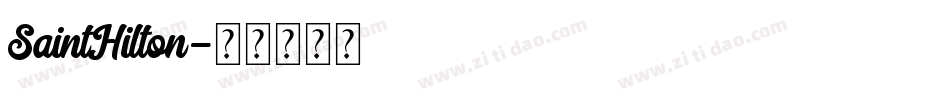 SaintHilton字体转换