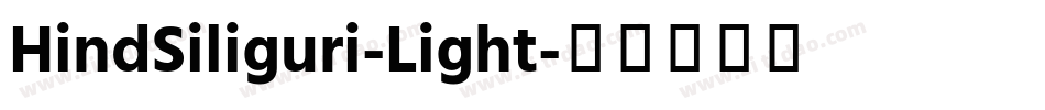 HindSiliguri-Light字体转换