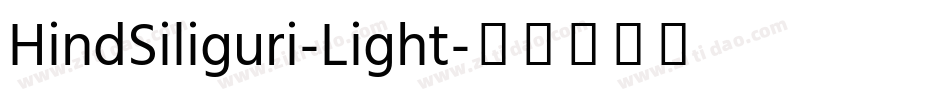 HindSiliguri-Light字体转换