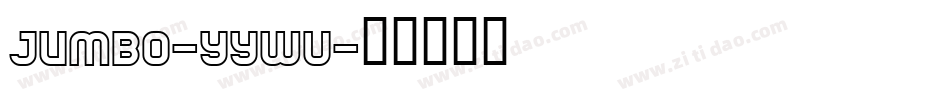 Jumbo-yYwV字体转换