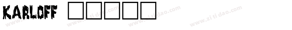 karloff字体转换