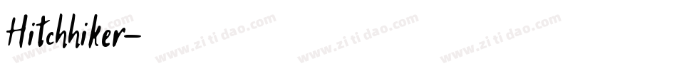 Hitchhiker字体转换