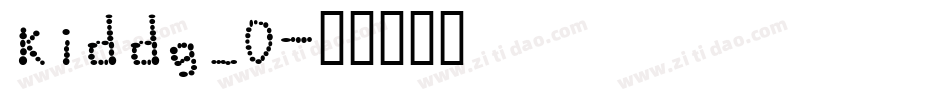 kiddg_0字体转换