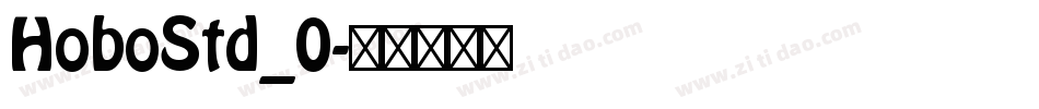 HoboStd_0字体转换