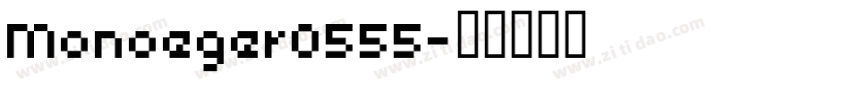 Monoeger0555字体转换