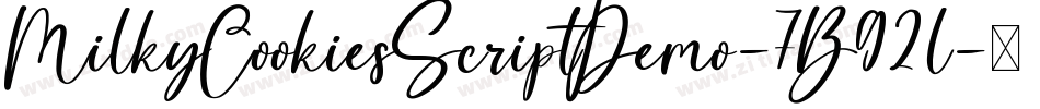 MilkyCookiesScriptDemo-7B92l字体转换