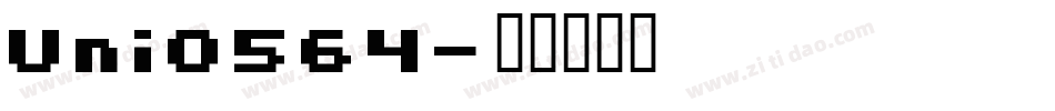 Uni0564字体转换