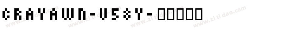Crayawn-v58y字体转换