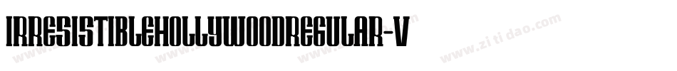 IrresistibleHollywoodRegular-Ve3B字体转换