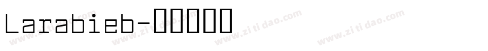 Larabieb字体转换