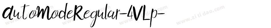 AutoModeRegular-4VLp字体转换