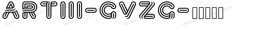 ArtIii-GvzG字体转换