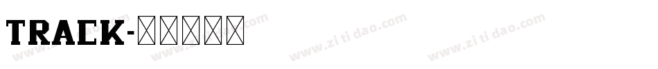 Track字体转换