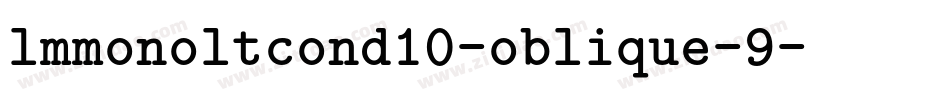 lmmonoltcond10-oblique-9字体转换