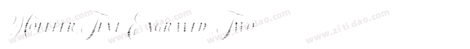 HoeflerText-Engraved-Two字体转换