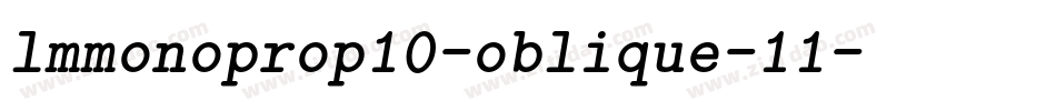 lmmonoprop10-oblique-11字体转换