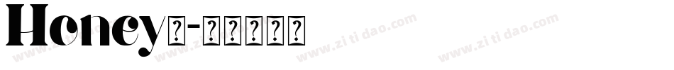 Honey懿字体转换