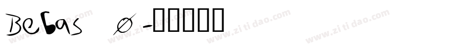 Bebas_0字体转换