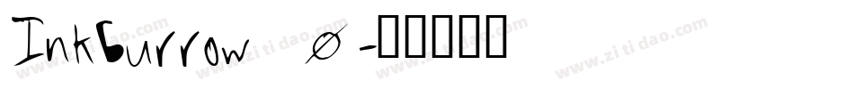 Inkburrow_0字体转换