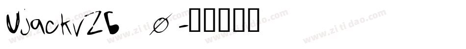Ujackv2b_0字体转换