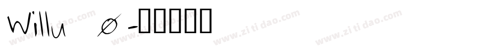 Willu_0字体转换