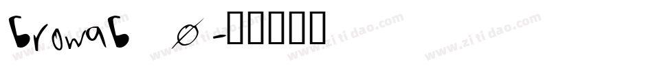 browab_0字体转换
