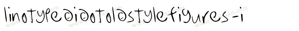 linotypedidotoldstylefigures-italic_0字体转换