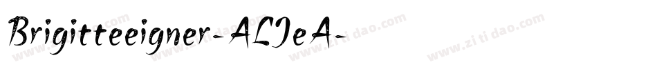 Brigitteeigner-ALJeA字体转换