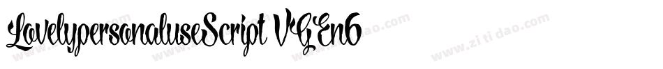 LovelypersonaluseScript-VGEn6字体转换