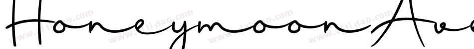 HoneymoonAvenueSerif-9gGy字体转换