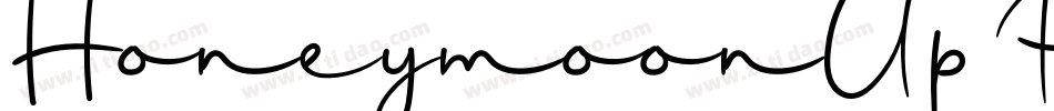 HoneymoonUpPersonalUse-rKyL字体转换