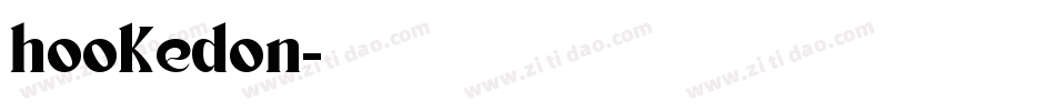 hookedon字体转换