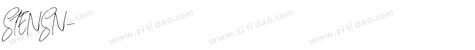 STENSN字体转换