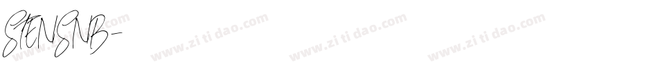 STENSNB字体转换