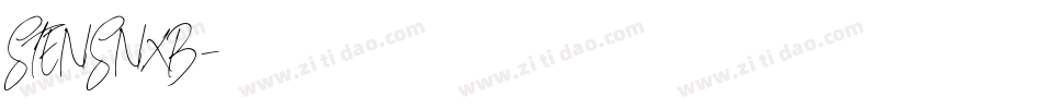 STENSNXB字体转换