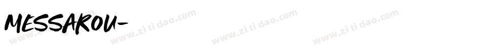 MESSAROU字体转换