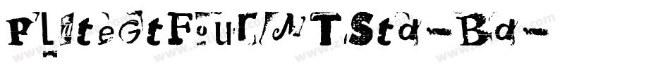 PlateGtFourMTStd-Bd字体转换