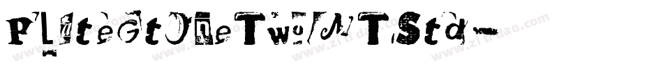 PlateGtOneTwoMTStd字体转换