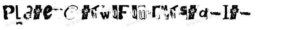 PlateGtTwoFourMTStd-It字体转换